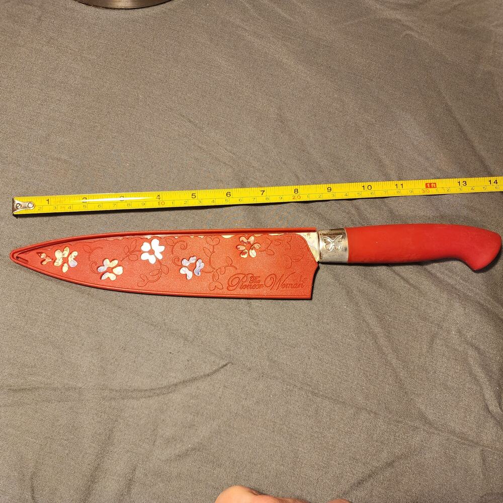 Pioneer Woman 8-inch chef knife from Her Floral  collections